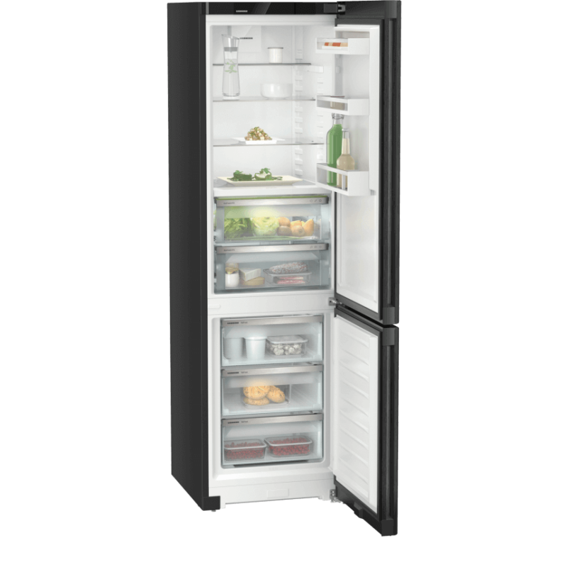 R&eacute;frig&eacute;rateur-cong&eacute;lateur Portes BlackSteel avec BioFresh - CBNbdc 573i-22 - Liebherr