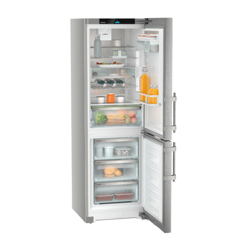 R&eacute;frig&eacute;rateur Combin&eacute; Intelligent avec Paroi Arri&egrave;re S&egrave;che SmartSteel - SCNsdc 525i-22/617 - Premium