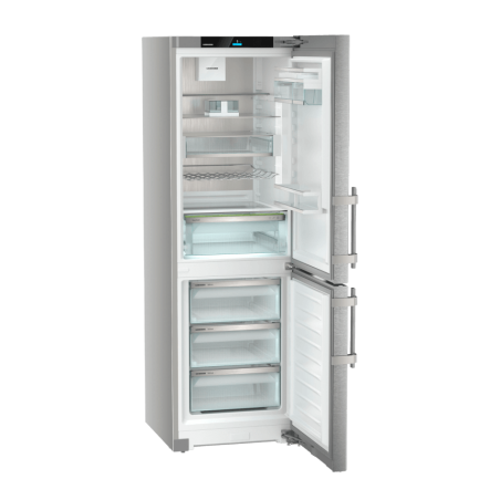 R&eacute;frig&eacute;rateur Combin&eacute; Intelligent avec Paroi Arri&egrave;re S&egrave;che SmartSteel - SCNsdc 525i-22/617 - Premium
