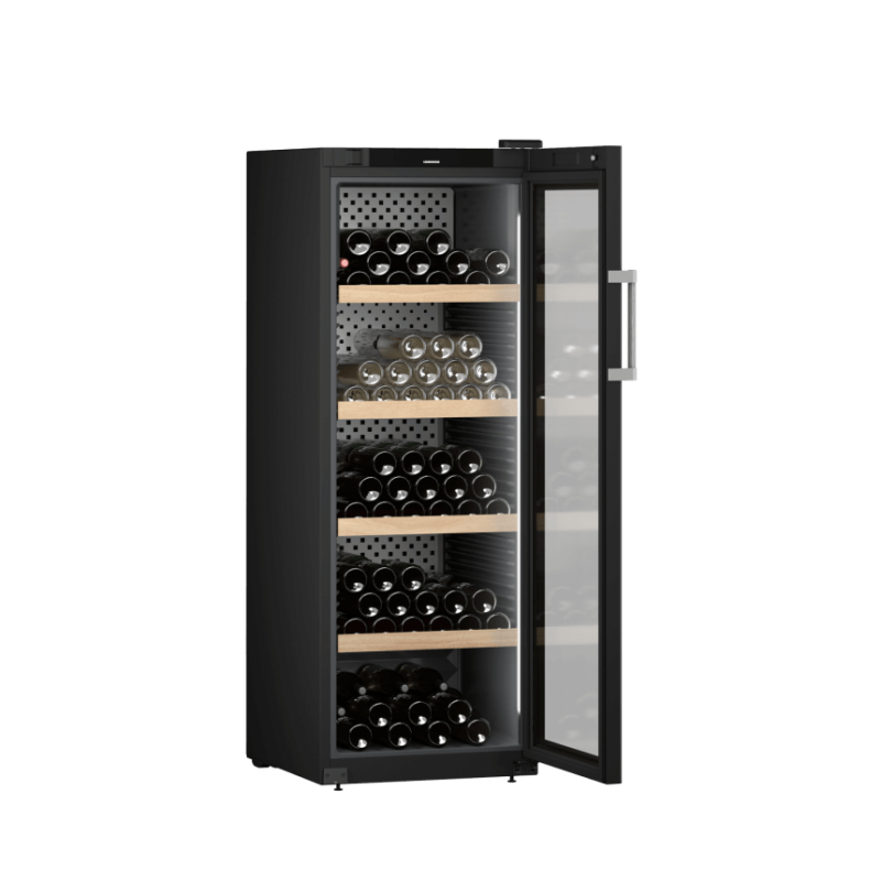 Cave de vieillissement &Eacute;l&eacute;gante Armoire &agrave; Vin Noire - WPbli 5031-20 - Liebherr