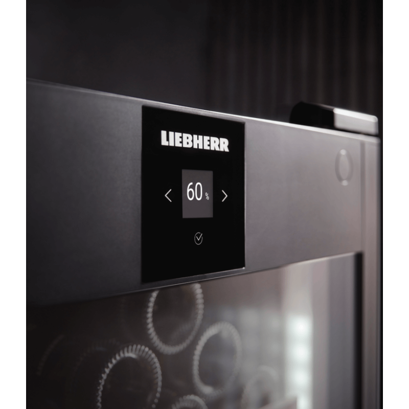 Cave de vieillissement &Eacute;l&eacute;gante Armoire &agrave; Vin Noire - WPbli 5031-20 - Liebherr