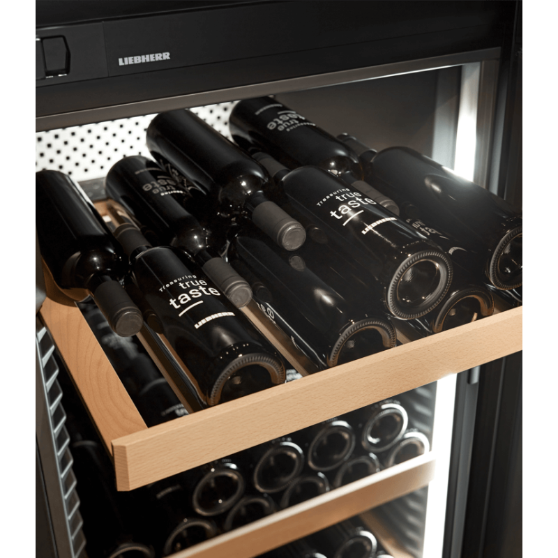 Cave de vieillissement &Eacute;l&eacute;gante Armoire &agrave; Vin Noire - WPbli 5031-20 - Liebherr
