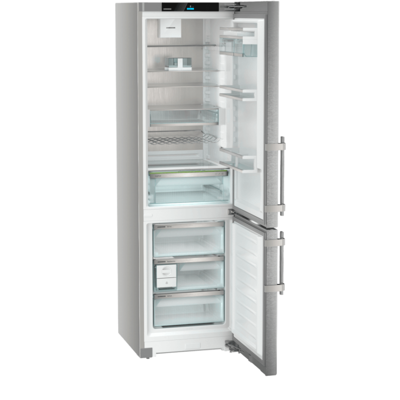 R&eacute;frig&eacute;rateur Combin&eacute; &agrave; Paroi Arri&egrave;re SmartSteel avec &Eacute;cran Tactile - CNsdd 5753-20 - Prime