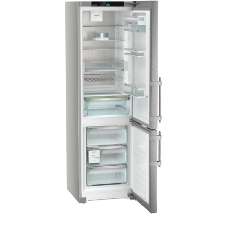 R&eacute;frig&eacute;rateur Combin&eacute; &agrave; Paroi Arri&egrave;re SmartSteel avec &Eacute;cran Tactile - CNsdd 5753-20 - Prime