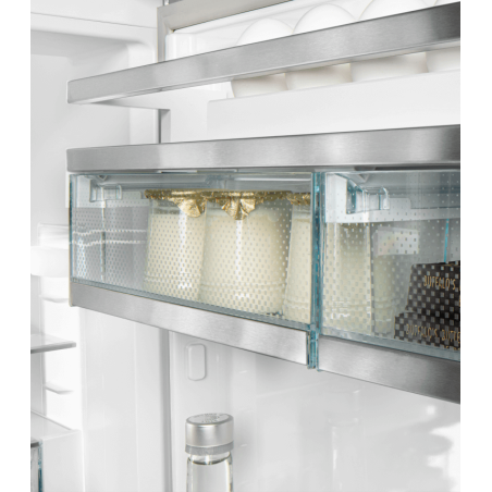 Combin&eacute; R&eacute;frig&eacute;rateur-Cong&eacute;lateur SmartSteel avec &eacute;cran tactile - CBNsda 5753-20 - Liebherr