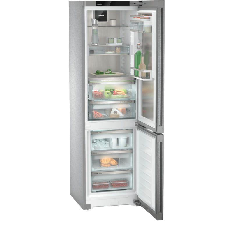 Combin&eacute; R&eacute;frig&eacute;rateur Cong&eacute;lateur Acier Inox Peak - CBNstb 579i-22 - Liebherr