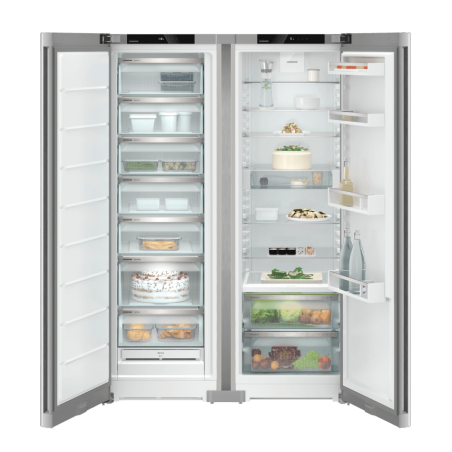 Cong&eacute;lateur Armoire Side-by-Side Flexibilit&eacute; Maximale - XRFsf 5225-22 - SilverFinish