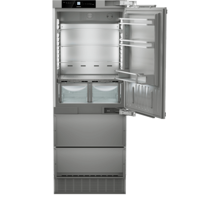 R&eacute;frig&eacute;rateur combin&eacute; encastrable avec machine &agrave; gla&ccedil;ons - ECBNe 7870-20 - Liebherr
