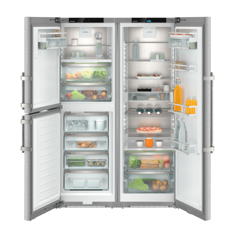 R&eacute;frig&eacute;rateur Combin&eacute; avec Paroi Arri&egrave;re SmartSteel - XRCsd 5255-22 - Liebherr