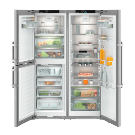 R&eacute;frig&eacute;rateur Combin&eacute; avec Paroi Arri&egrave;re SmartSteel - XRCsd 5255-22 - Liebherr