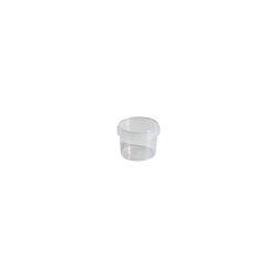 Pot &oslash;69mm- 120ml - excl. Couvercle Serie unipak rond - UPP-5101-990 - Linum