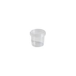 Pot &oslash;95mm - 365ml - excl. Couvercle Serie unipak rond - UPP-5110-990 - Linum