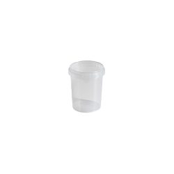 Pot &oslash;95mm - 520ml - excl. Couvercle Serie unipak rond - UPP-5012-990 - Linum