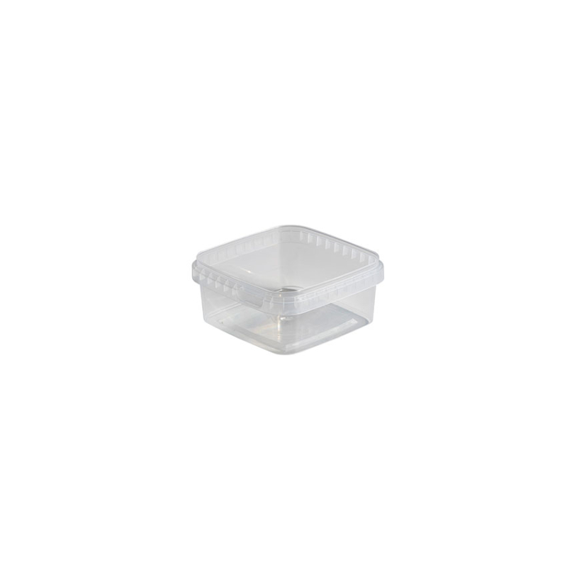 Pot 129x129mm - 600ml - excl. Couvercle Serie unipak carre - UPP-5621-990 - Linum