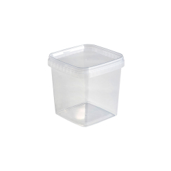 Pot 195x195mm - 2000ml - excl. Couvercle Serie unipak carre - UPP-5542-990 - Linum