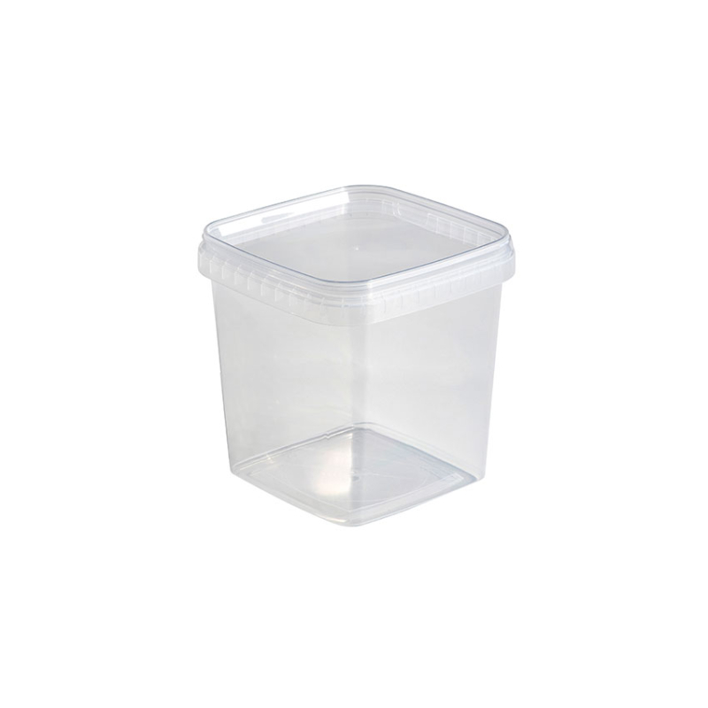Pot 195x195mm - 2000ml - excl. Couvercle Serie unipak carre - UPP-5542-990 - Linum