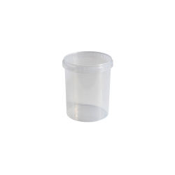 Pot &oslash;133mm - 1580ml - excl. Couvercle Serie unipak rond - UPP-5133-990 - Linum