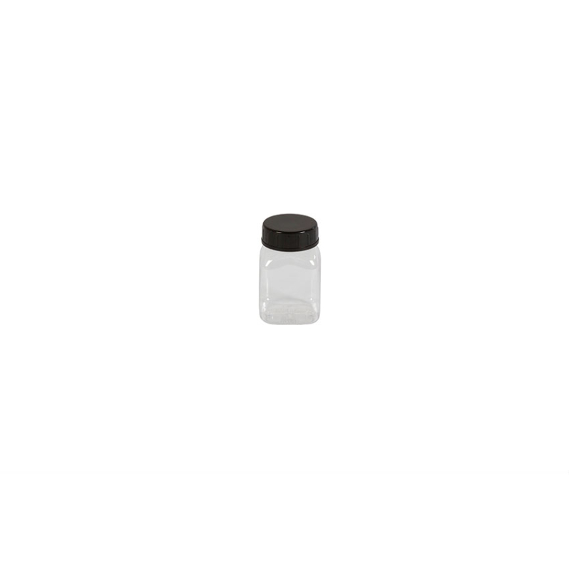 Pot carre a large ouverture - 50ml Serie 310 pvc/petg - KPE-0050-990 - Linum