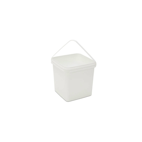 Seau carre - 5,5l Avec support plastique - sans couvercle - SBP-6055-010 - Linum