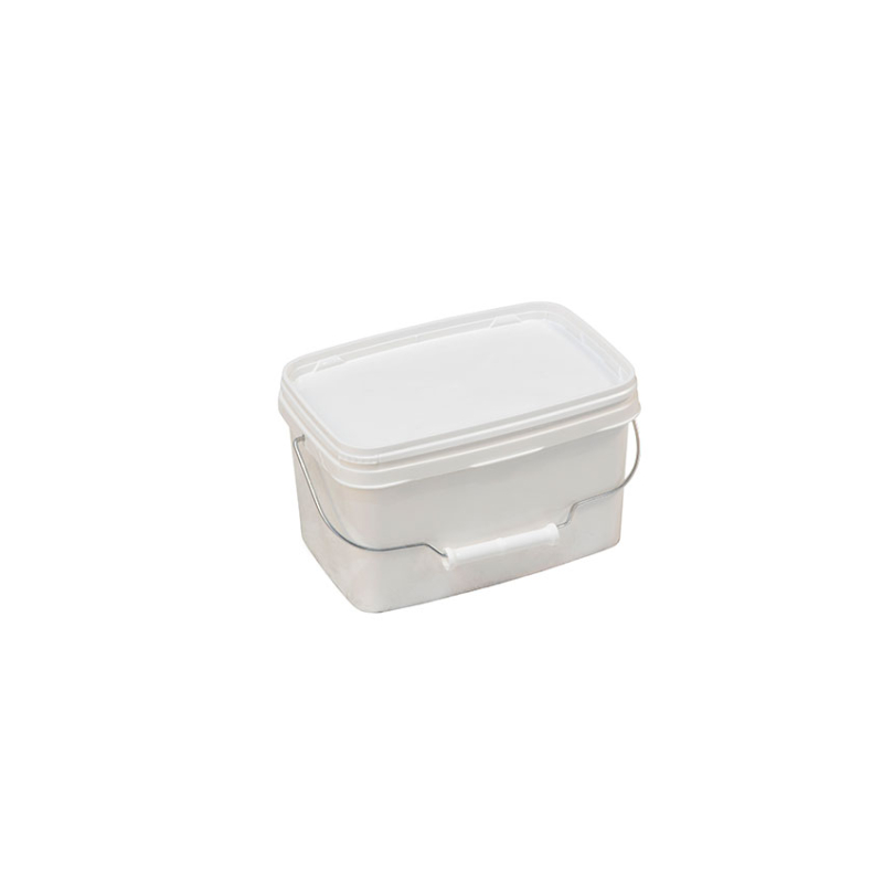 Seau rectangulaire - 3,6 l Avec anse metallique - sans couvercle - SBM-6736-010 - Linum