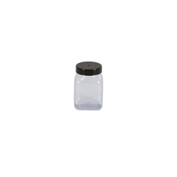 Pot carre a large ouverture - 200ml Serie 310 pvc/petg - KPV-0200-990 - Linum