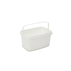 Seau rectangulaire - 5.6l Avec support plastique - sans couvercle - SBP-6757-010 - Linum