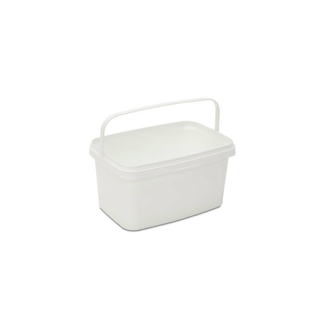 Seau rectangulaire - 5.6l Avec support plastique - sans couvercle - SBP-6757-010 - Linum