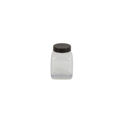 Pot carre a large ouverture - 300ml Serie 310 pvc/petg - KPV-0300-990 - Linum