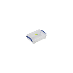 Box transparent - couvercle incl. 155x100x40 mm - 0,35l - RUB-0035-990 - Linum
