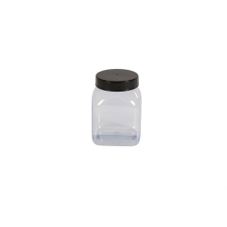 Pot carre a large ouverture - 500ml Serie 310 pvc/petg - KPV-0500-990 - Linum