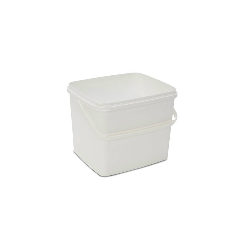 Seau rectangulaire - 10,9l Avec support plastique - sans couvercle - SBP-6109-010 - Linum