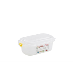 Gastronox 1/9 - profondeur 65mm - 0,6l Couvercle et clips inclus - GSX-1906-990 - Linum