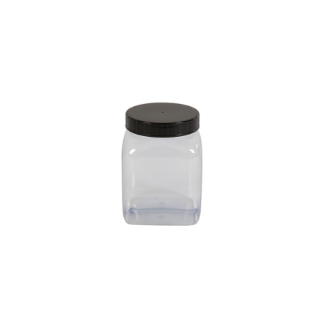 Pot carre a large ouverture - 750ml Serie 310 pvc/petg - KPV-0750-990 - Linum