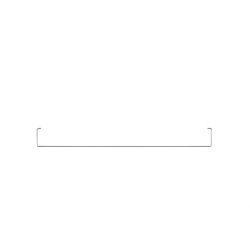 Tringle de securite pour str-7002 Serie 7000 610x70x10 - STR-7302-000 - Linum