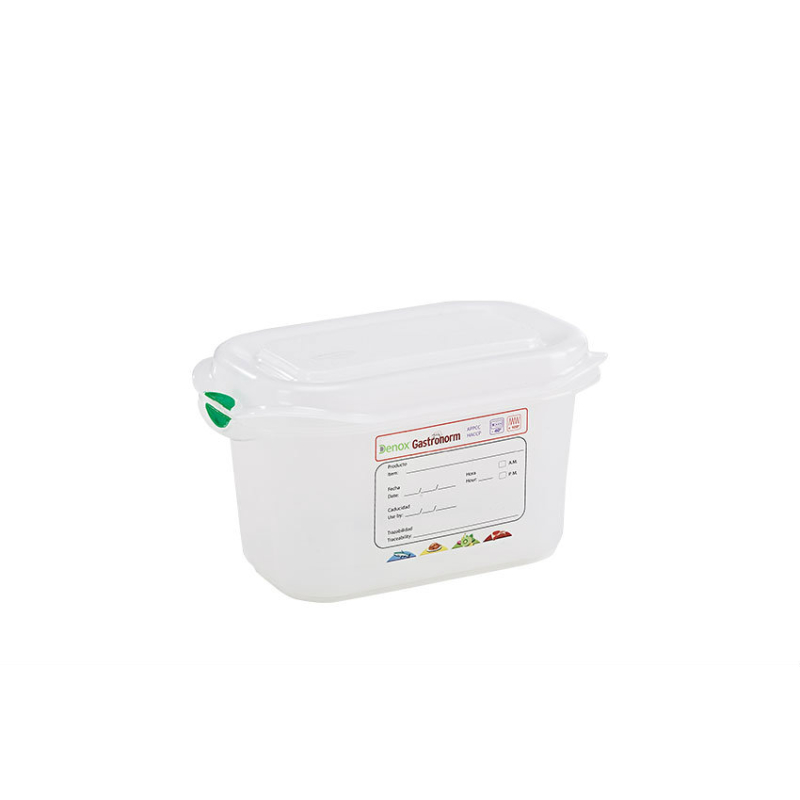 Gastronox 1/9 - profondeur 100mm - 1l Couvercle et clips inclus - GSX-1910-990 - Linum