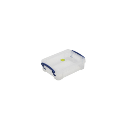 Box transparent - couvercle incl. 195x135x55 mm - 0,75l - RUB-0075-990 - Linum