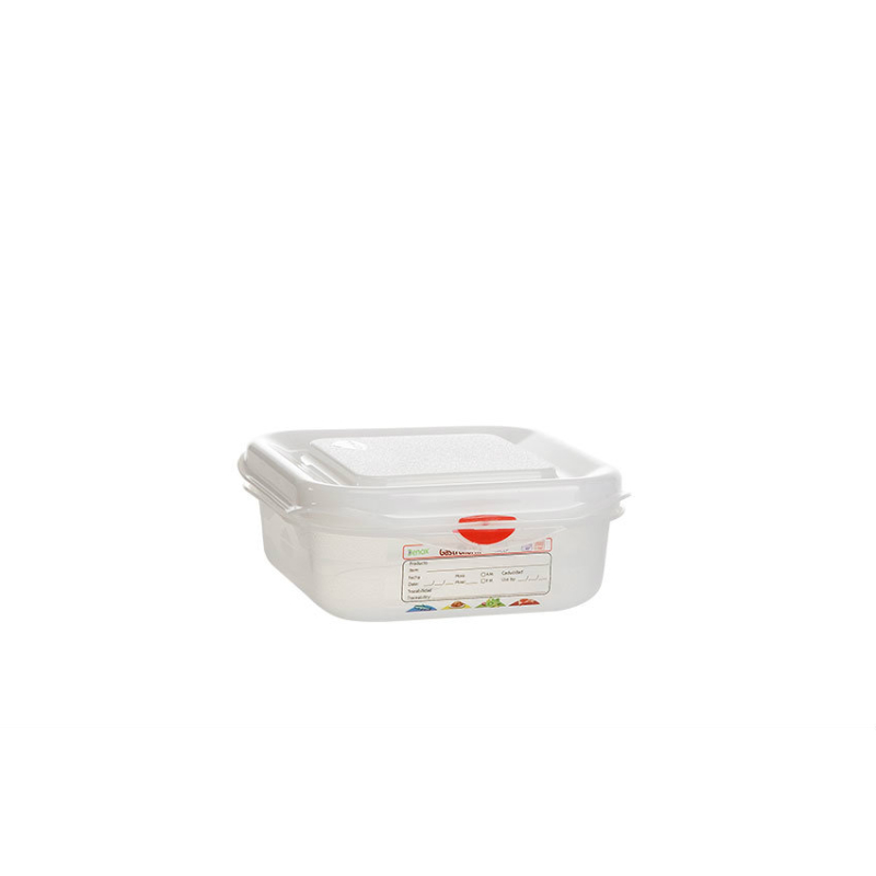 Gastronox 1/6 - profondeur 65mm - 1,1l Couvercle et clips inclus - GSX-1606-990 - Linum