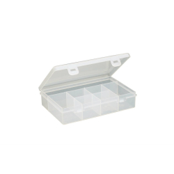 Boite de rangement a compart. Fixes (7) 123x180x40 mm - serie 5000 - STR-5001-990 - Linum