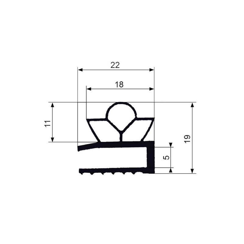 Joint en pvc souple  - FDG-0074-050 - Linum