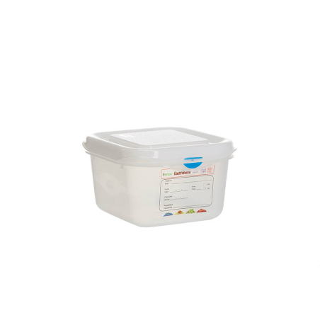 Gastronox 1/6 - profondeur 100mm - 1,7l Couvercle et clips inclus - GSX-1610-990 - Linum