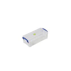 Box transparent - couvercle incl. 220x100x70 mm - 0,90l - RUB-0090-990 - Linum