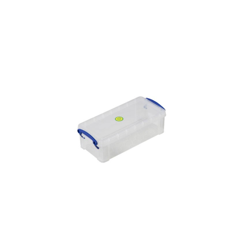 Box transparent - couvercle incl. 220x100x70 mm - 0,90l - RUB-0090-990 - Linum