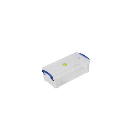 Box transparent - couvercle incl. 220x100x70 mm - 0,90l - RUB-0090-990 - Linum