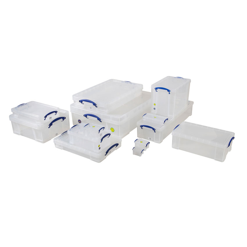 Box transparent - couvercle incl. 195x135x110 mm - 1,60l - RUB-0160-990 - Linum