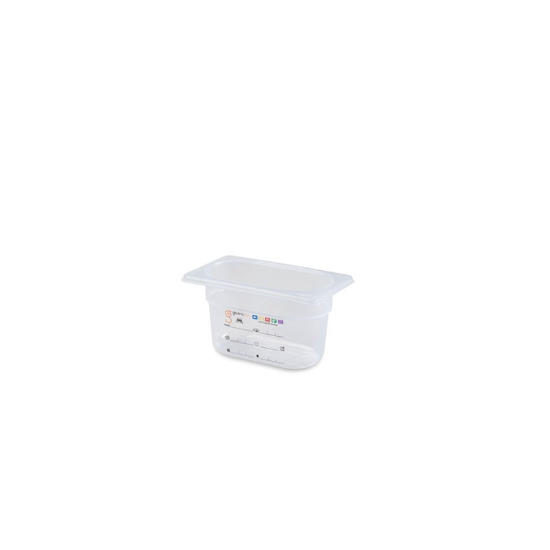 Gn1/9 - profondeur 100 mm (haccp) Sans bpa - label iml - sans couvercle - LPM-1910-990 - Linum