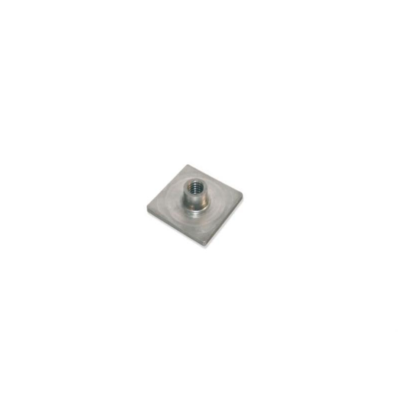 Platine a souder en acier inox aisi 304 Pour tube 30x30mm - filetage m10 - TSP-6130-000 - Linum