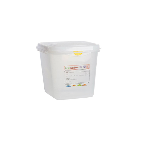 Gastronox 1/6 - profondeur 150mm - 2,6l Couvercle et clips inclus - GSX-1615-990 - Linum