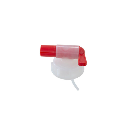 Din 51 bouchon pour jerrycans Avec robinet - rouge - JCI-5103-070 - Linum