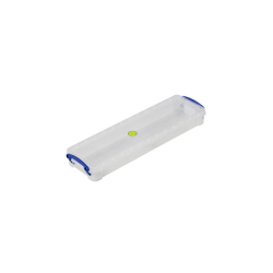 Box transparent - couvercle incl. 355x100x40 mm - 0,80l - RUB-0080-990 - Linum