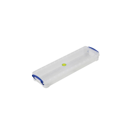 Box transparent - couvercle incl. 355x100x40 mm - 0,80l - RUB-0080-990 - Linum